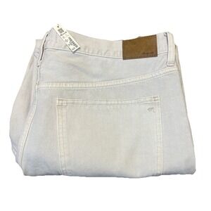 NWT Women's Madewell W 33 Low Slung Straight Mix Paper Jeans
